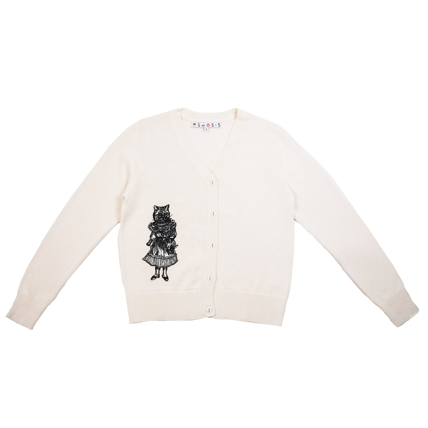 Rabbit Cat Cardigan (100% cotton)