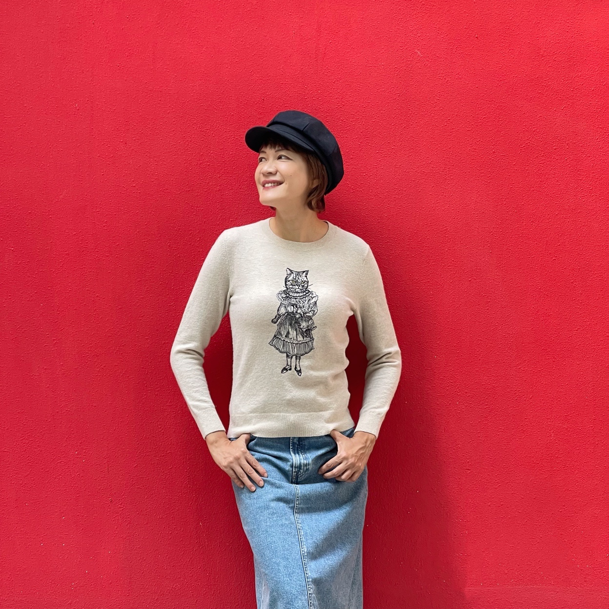 Rabbit Cat pullover