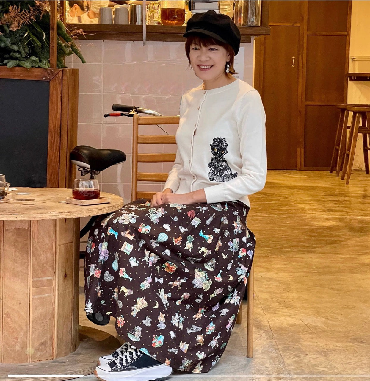 Noble Cat Cardigan (100% cotton)