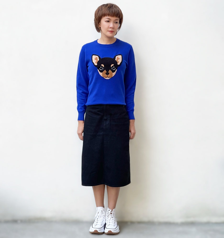 Mocha cotton pullover