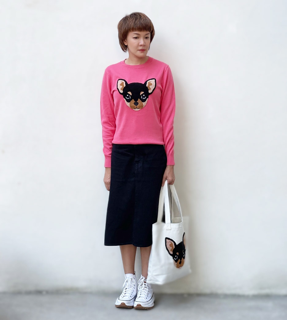 Mocha cotton pullover