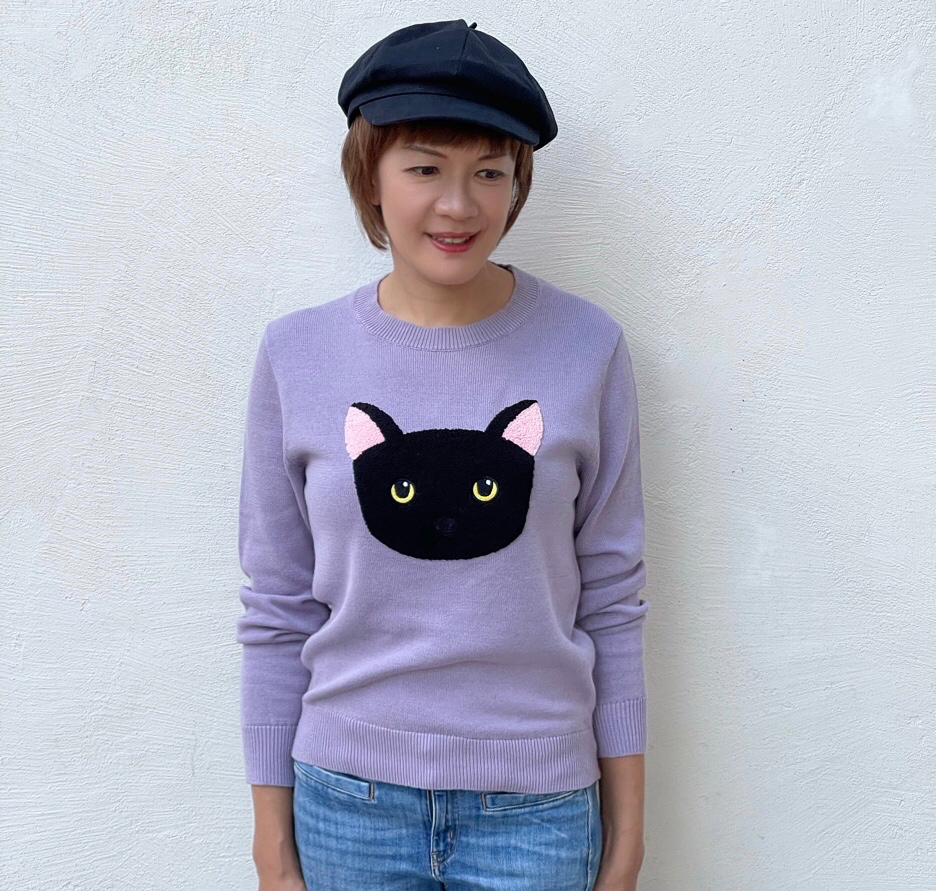 Black Lady cotton pullover