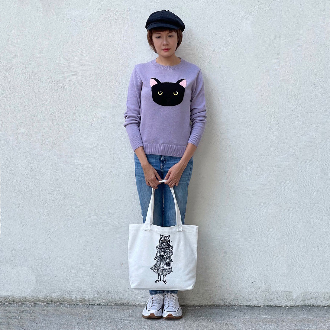 Black Lady cotton pullover