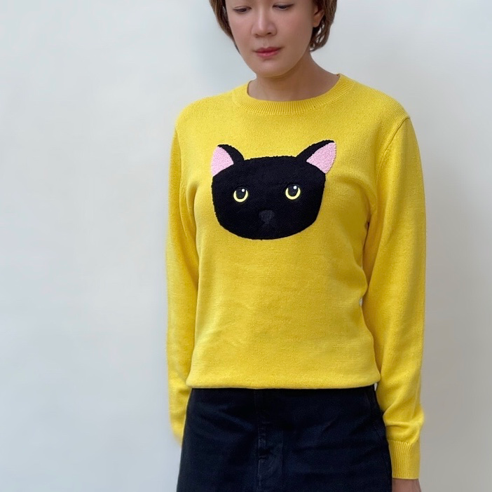 Black Lady cotton pullover