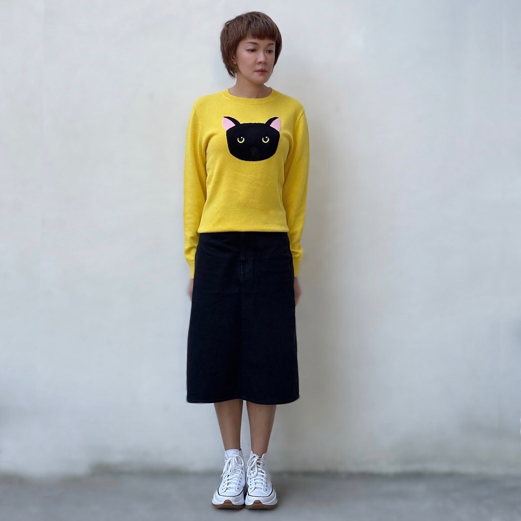 Black Lady cotton pullover