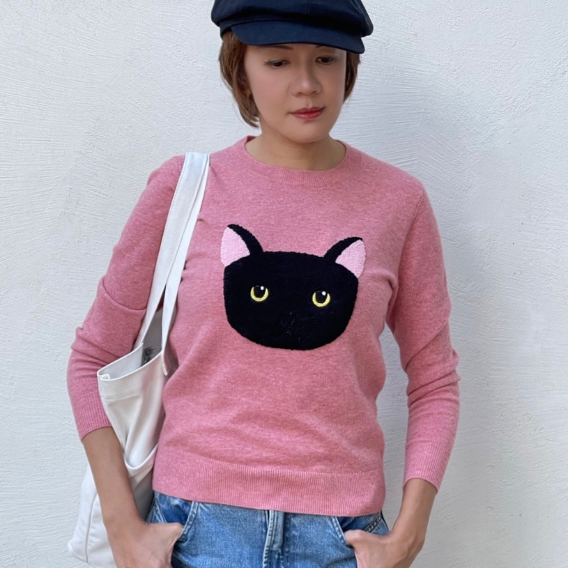 Black Lady wool mix pullover