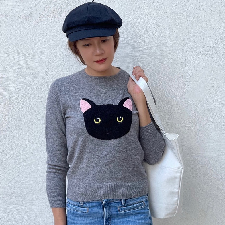 Black Lady wool mix pullover