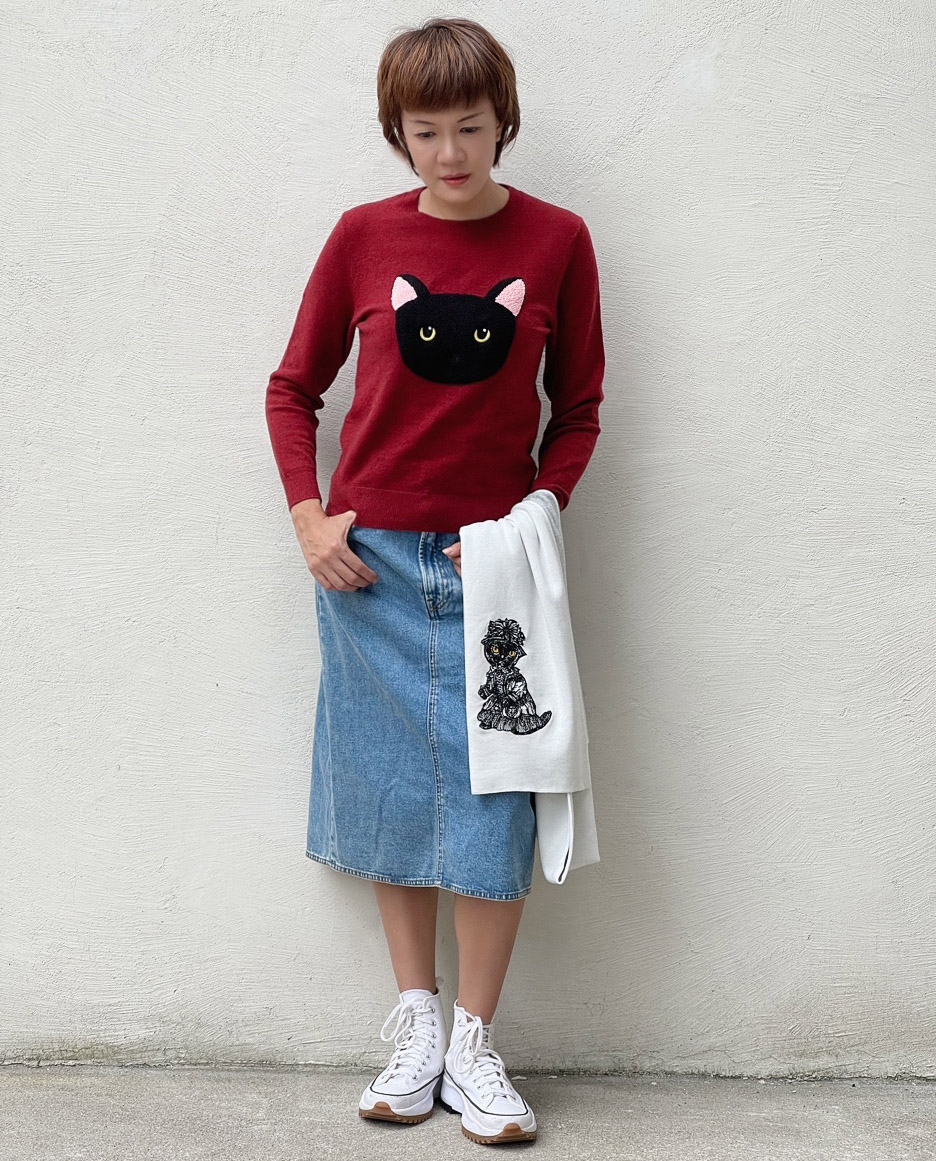 Black Lady wool mix pullover