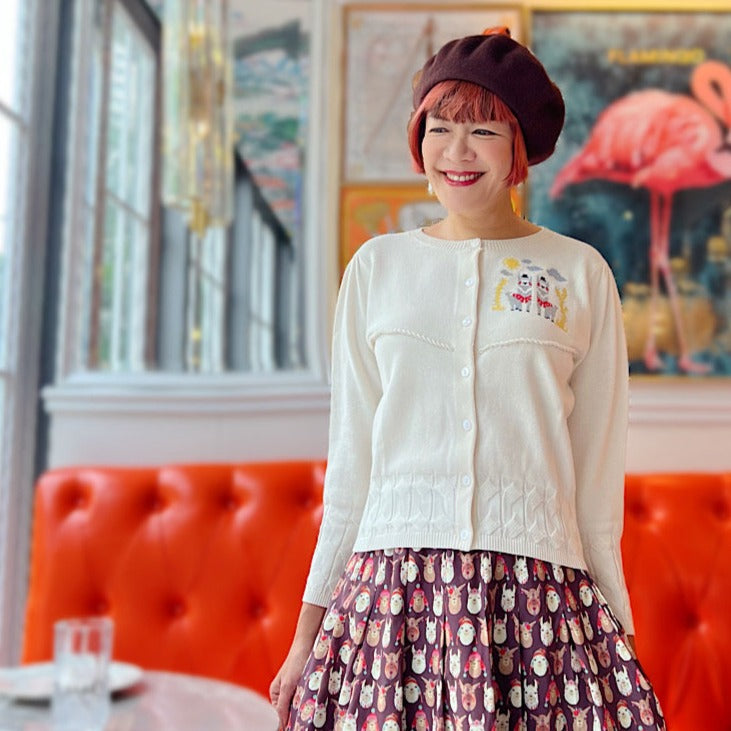Alpaca Couple Cardigan