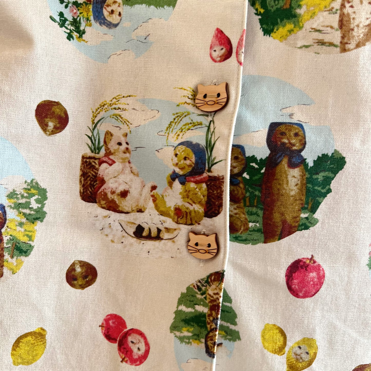 Picnic cats picnic cats polka dots one piece