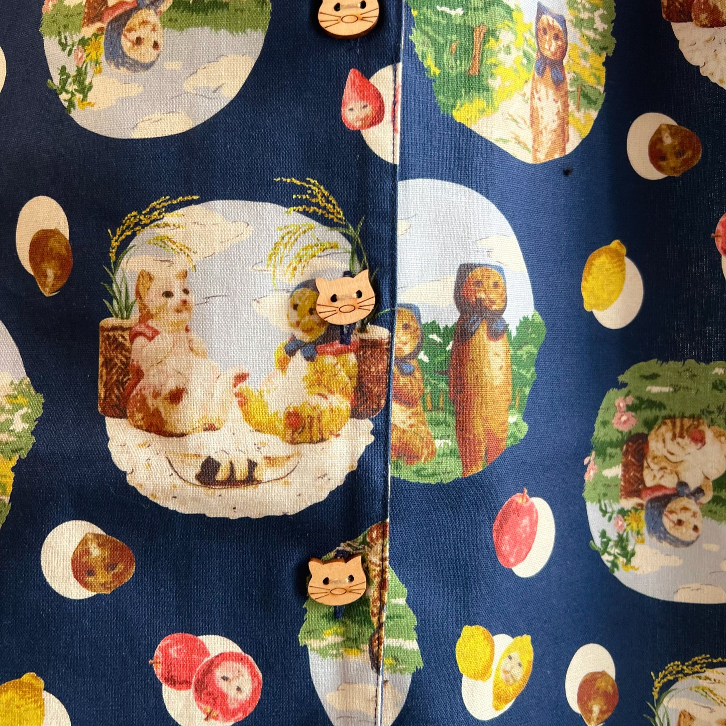 Picnic cats picnic cats polka dots one piece