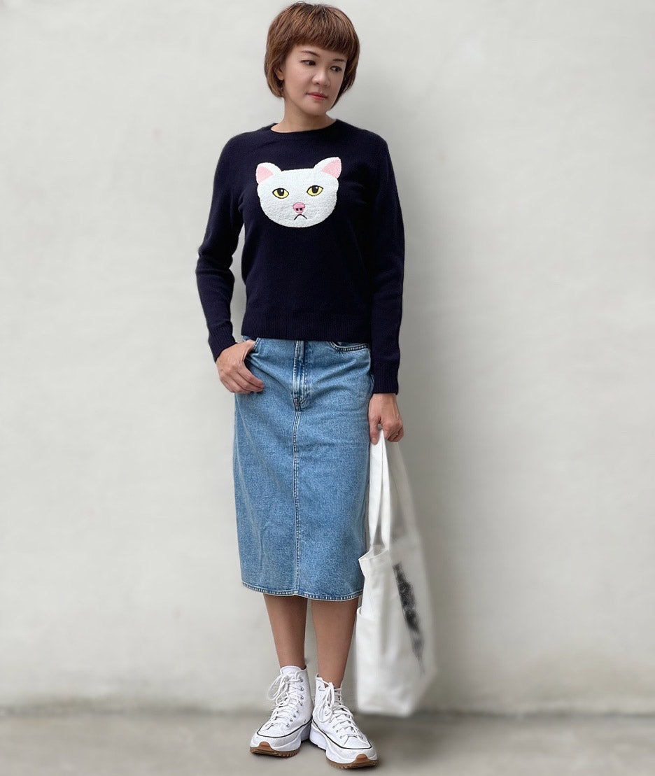 pearl wool sweater