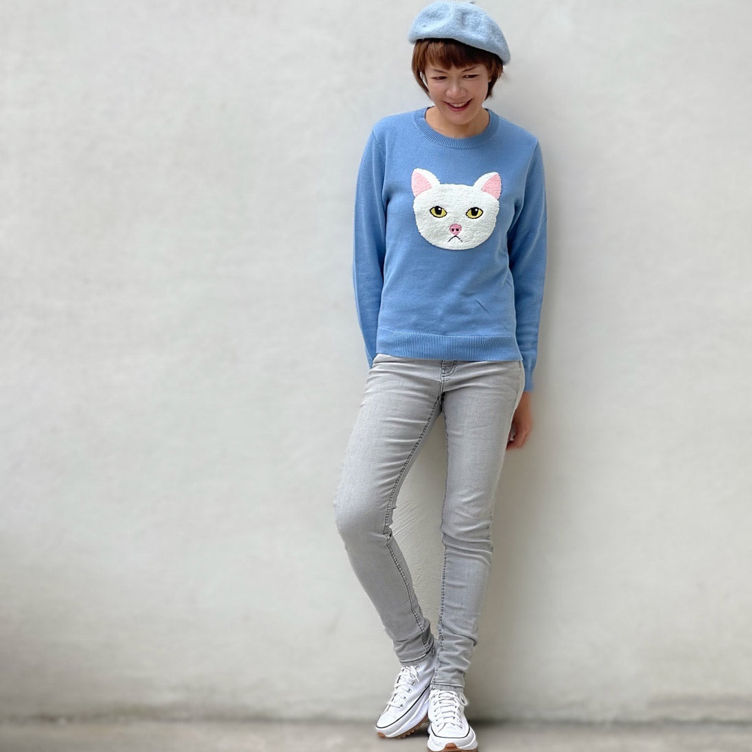 pearl cotton sweater