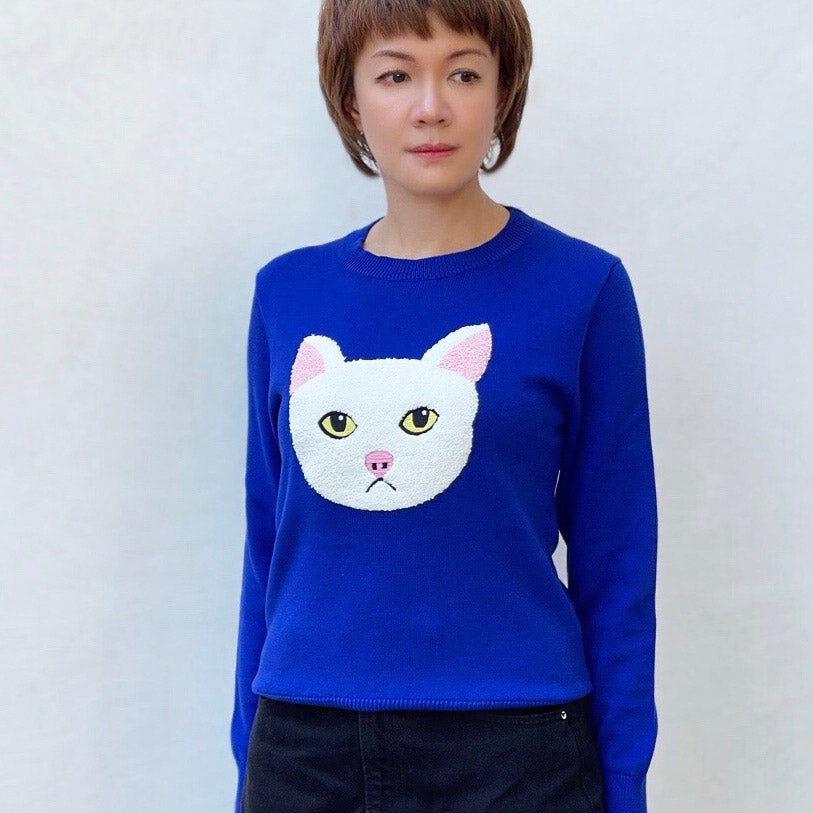 pearl cotton sweater