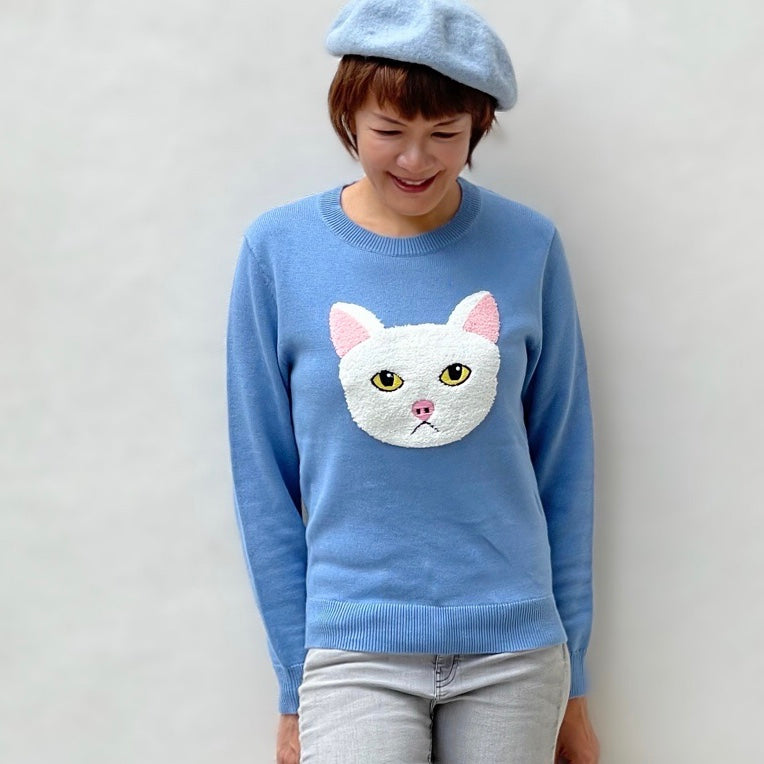 pearl cotton sweater