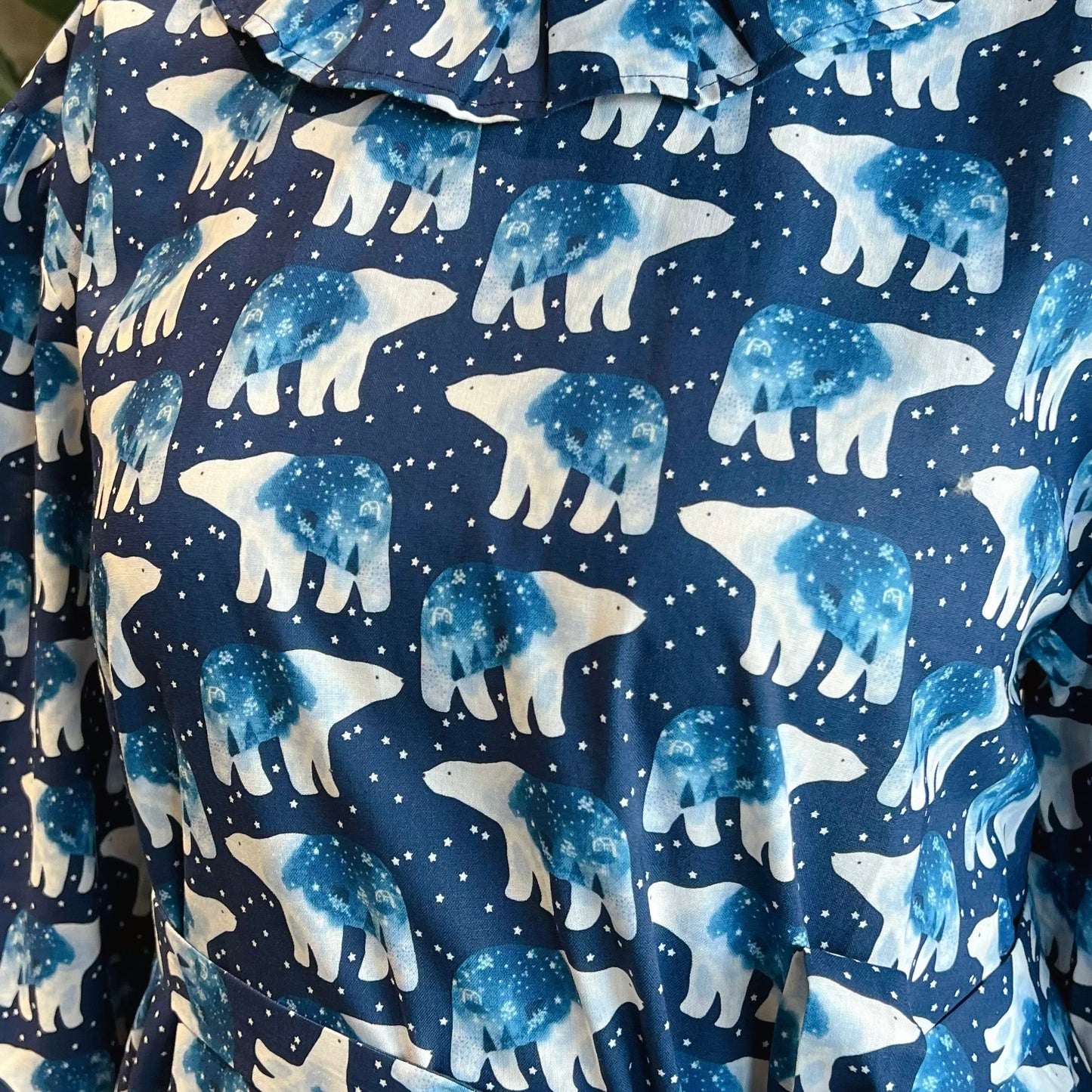 Polar bear pattern dress