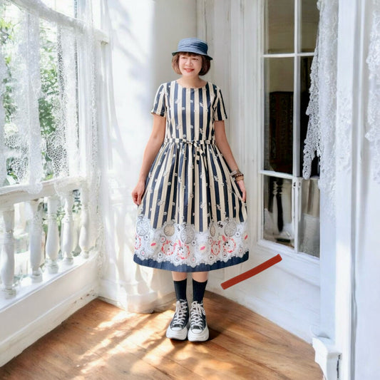 Stripe and rabbit , clock one piece