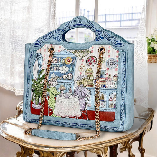 Victorian tea room sienna bag