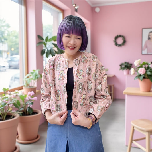 Animal carnival cardigan