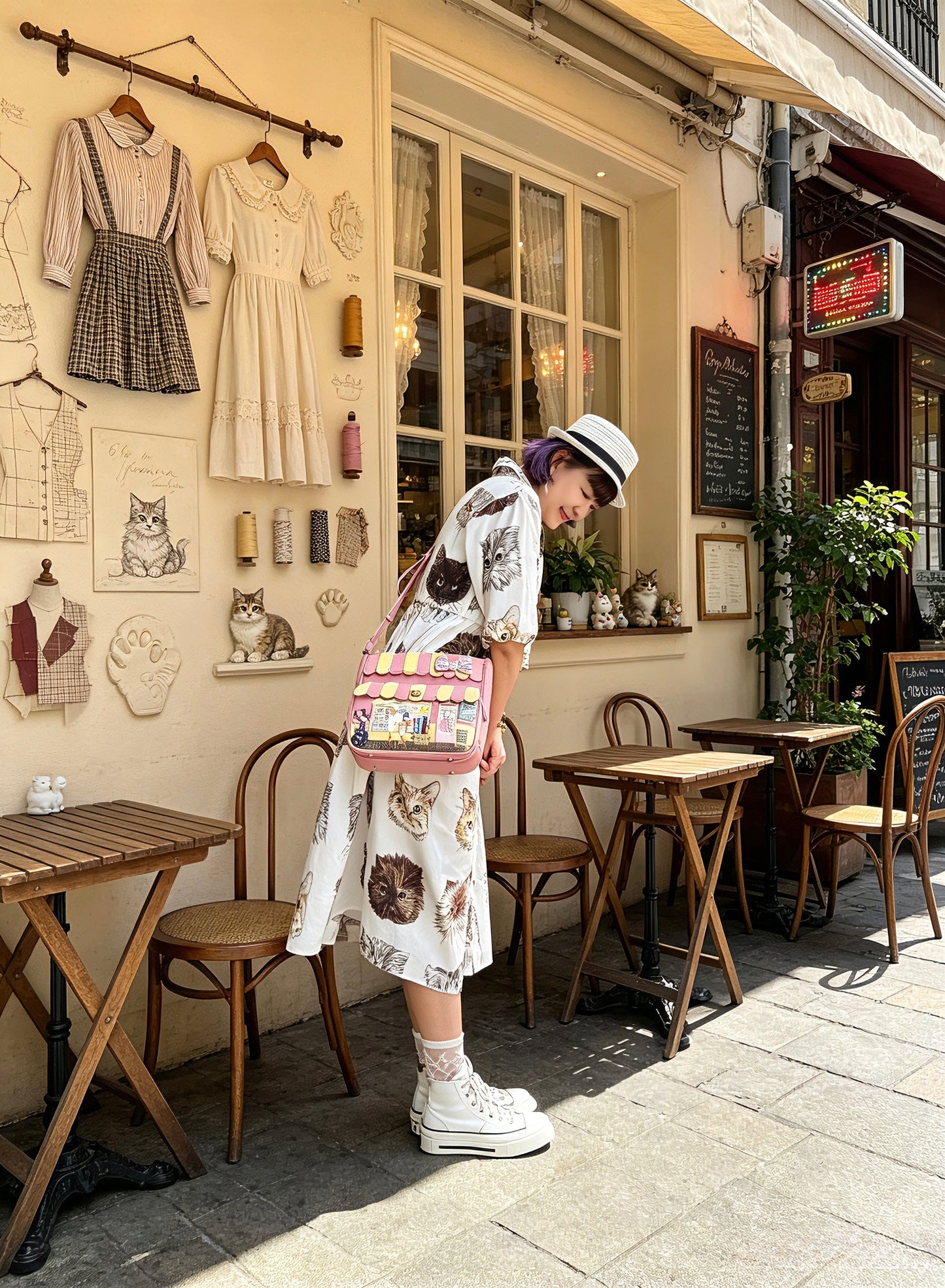 Vendula Sewing Shop - Raspberry Edition Esme Bag