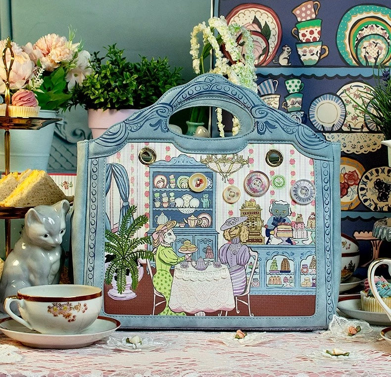 Victorian tea room sienna bag