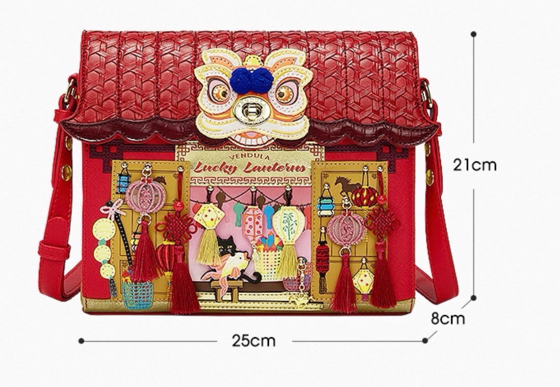 Vendula special edition
Lucky lanterns -year of the horse box bag