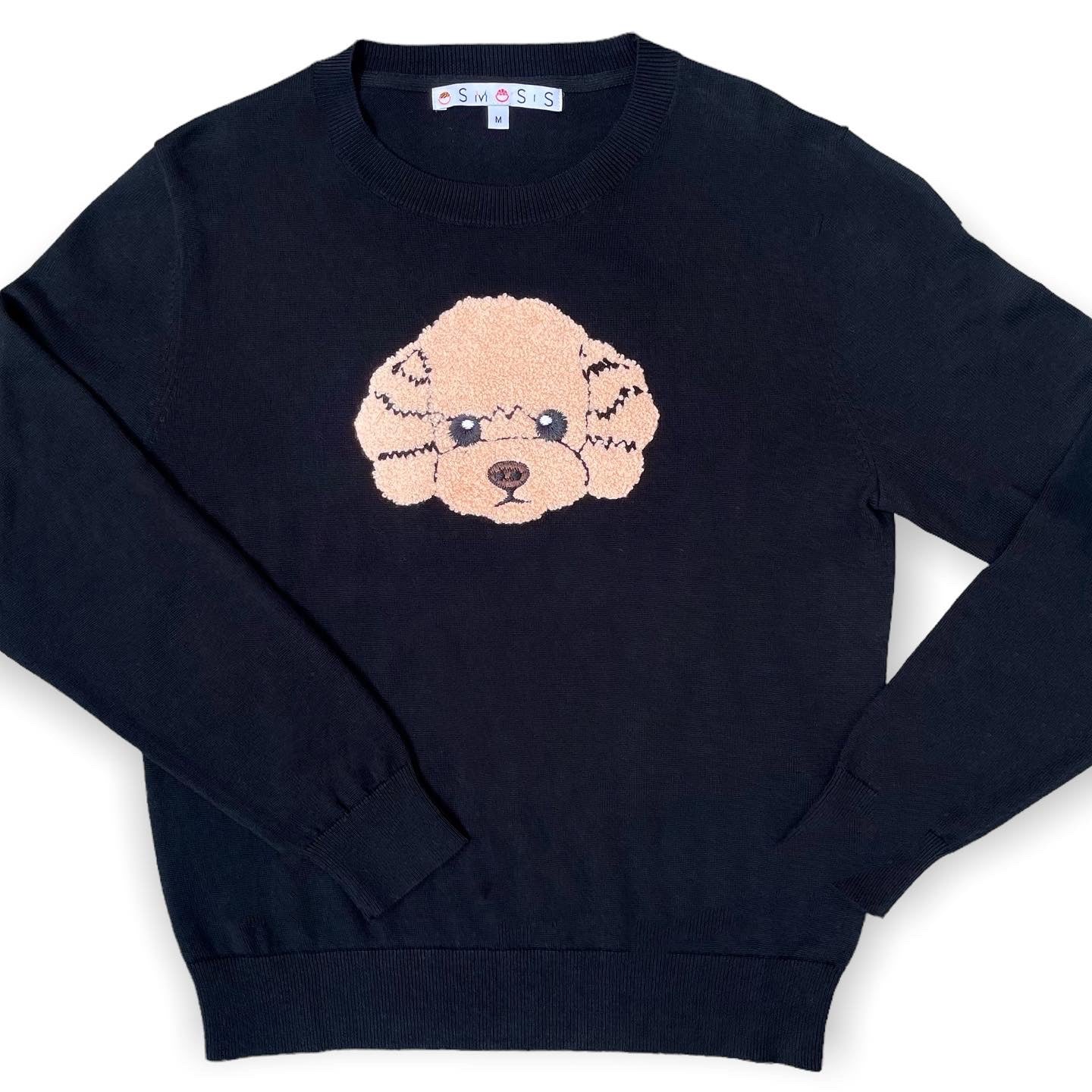 Poodle Embroidery Sweater