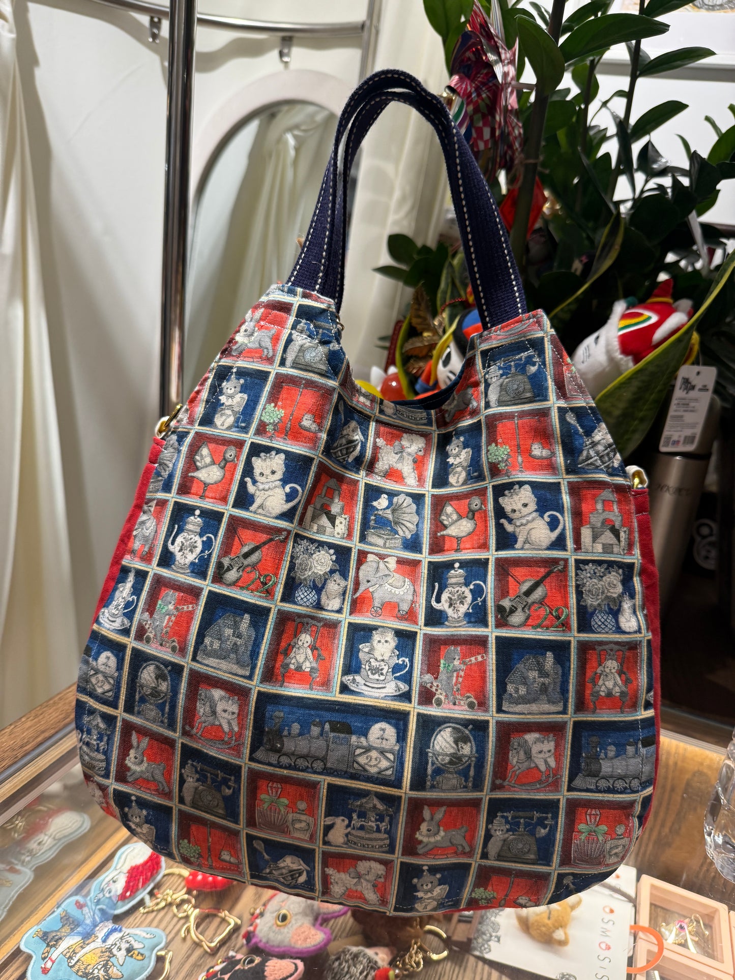 Yukiemon fabric handmade bag