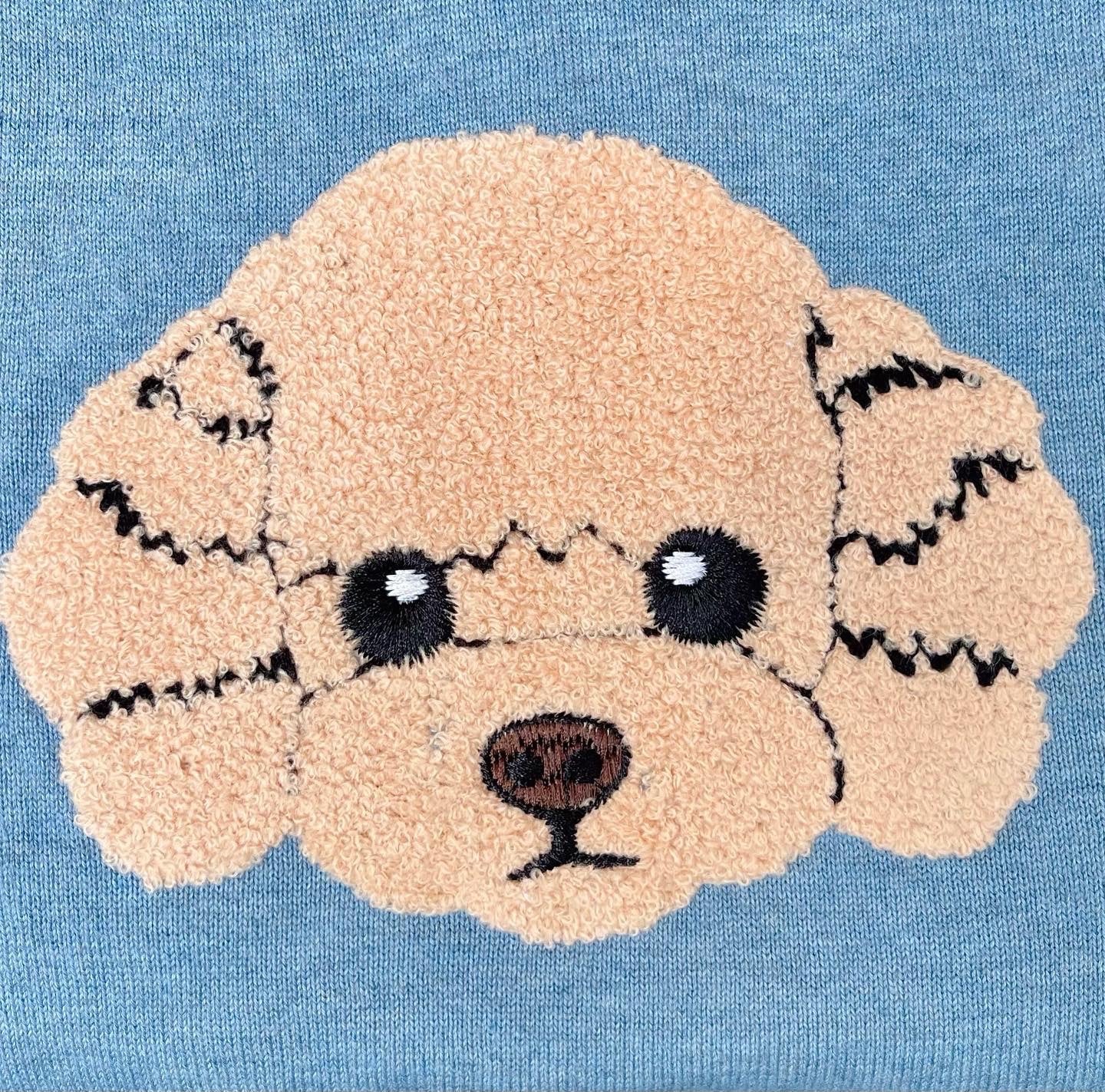 Poodle Embroidery Sweater