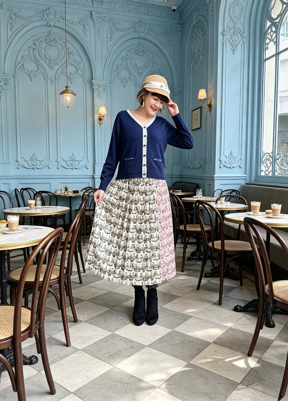 Animal Afternoon tea duo skirt
