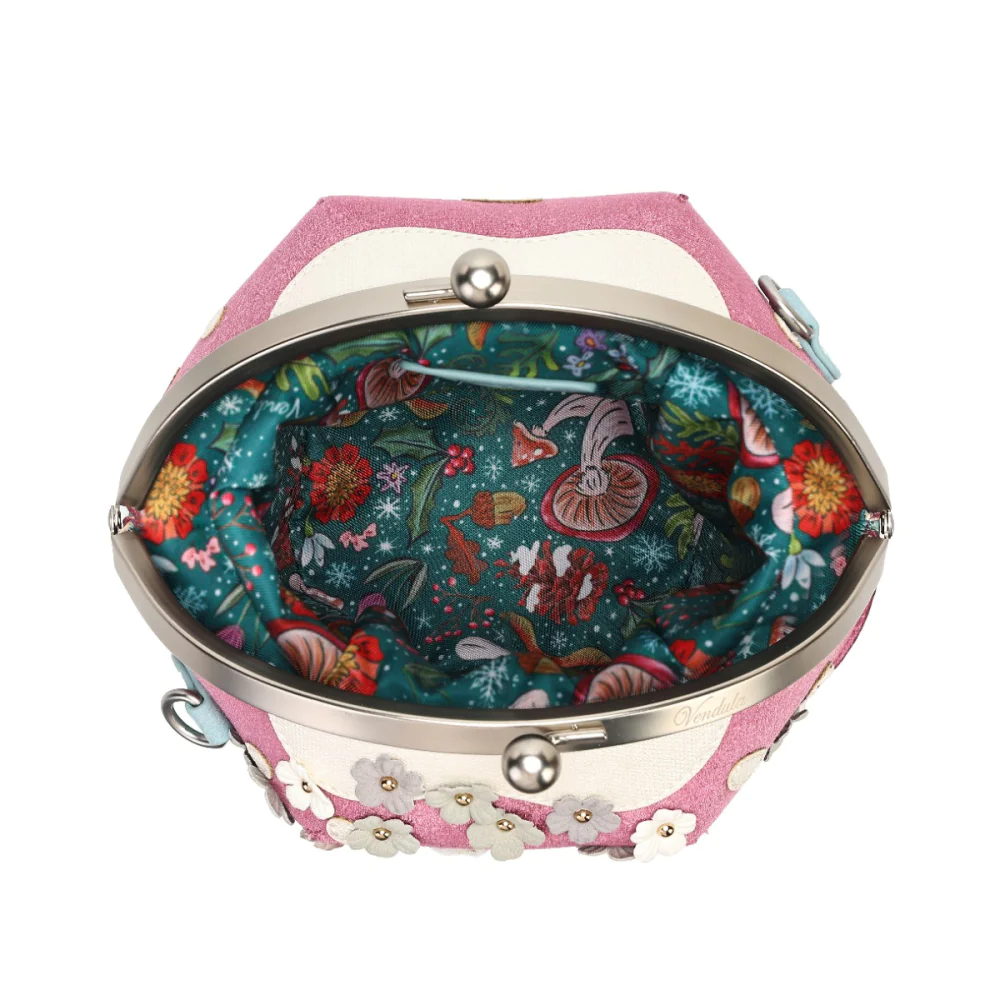 Fairy Village Snowflake Toadstool House Bag