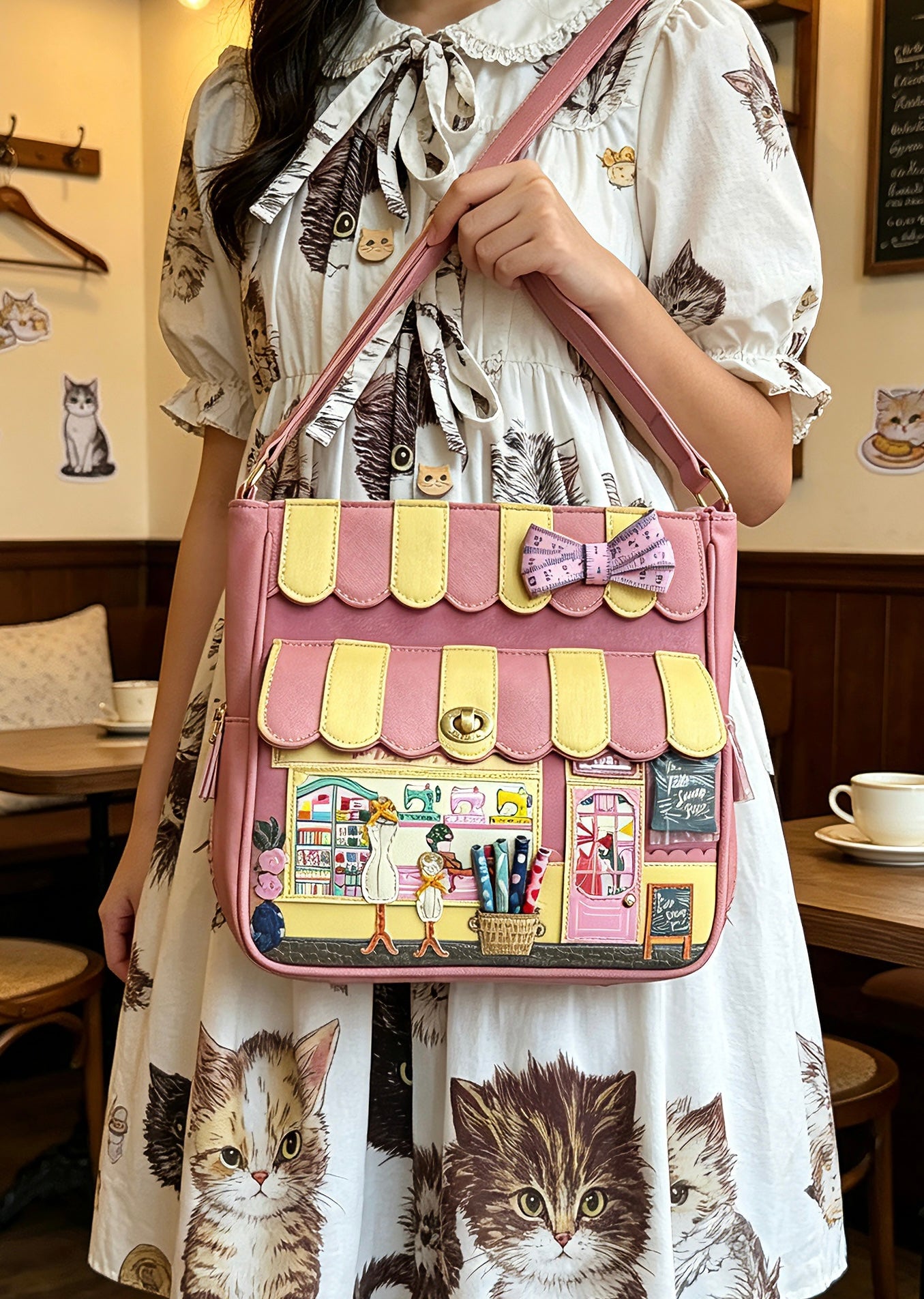 Vendula Sewing Shop - Raspberry Edition Esme Bag