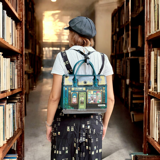 BETWEEN THE COVERS BOOKBINDERS HARRIET BACKPACK