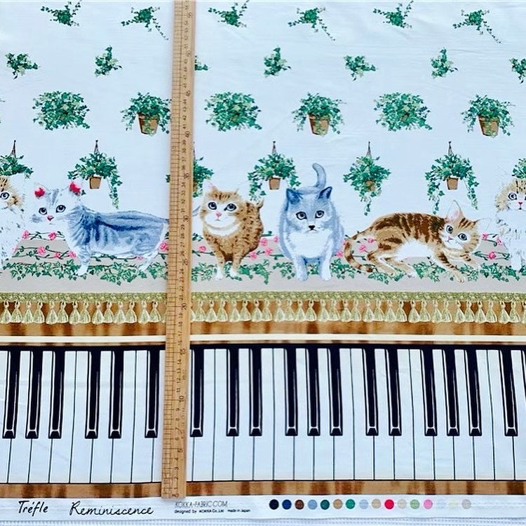Piano and cats one piece