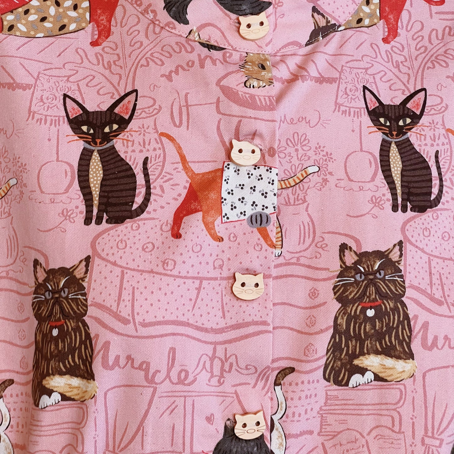 Cats at the street corner shirt/ cardigan