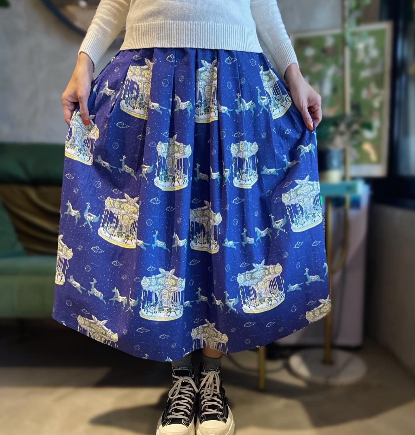 Merry Go Round Midi Skirt