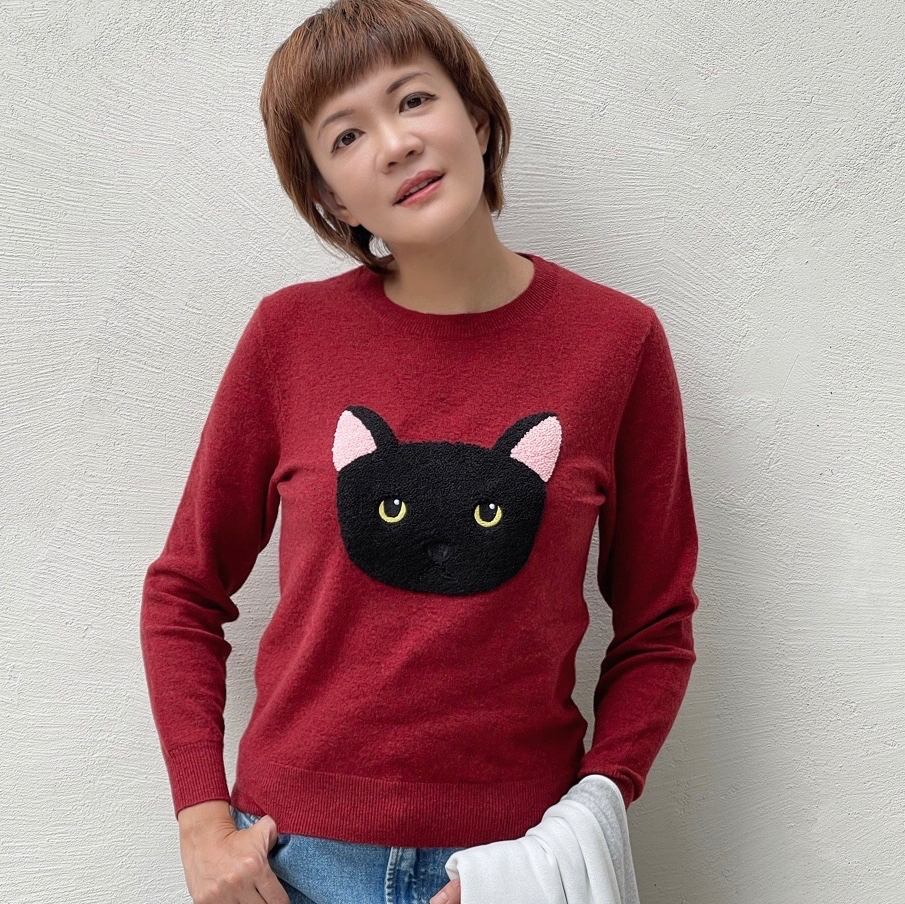 Black Lady wool mix pullover