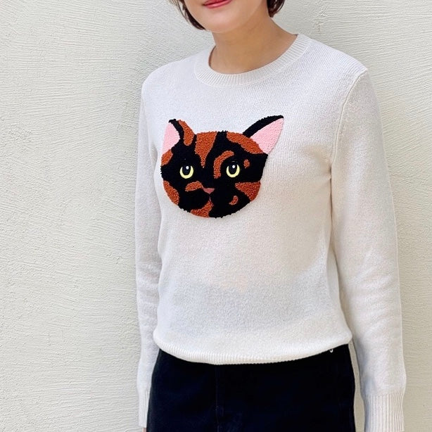 Marble cotton sweater